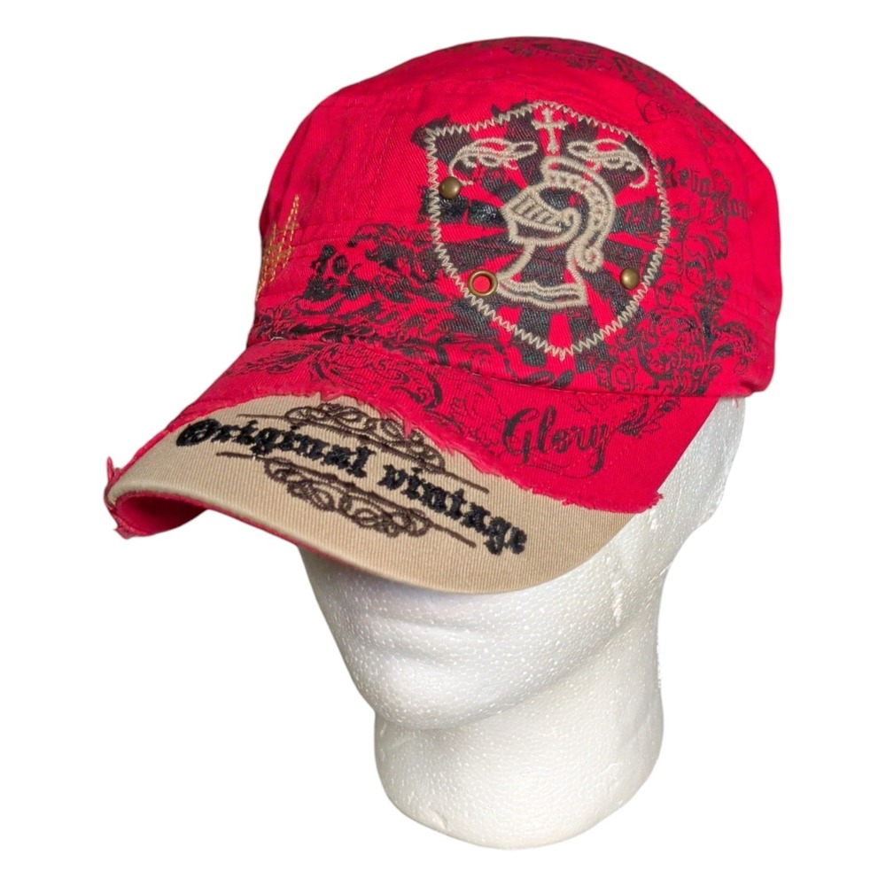 Vintage Y2K Distressed Hat Womens KBEthos Kb Ethos Knight Graphic